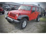 2015 Firecracker Red Jeep Wrangler Unlimited Sport 4x4 #102884573