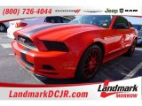 2014 Race Red Ford Mustang V6 Premium Coupe #102884526