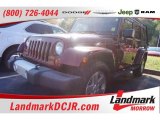 2009 Red Rock Crystal Pearl Jeep Wrangler Unlimited Sahara #102884517