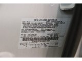2012 MKS Color Code for Crystal Champagne Metallic Tri-Coat - Color Code: JZ
