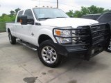 2015 Oxford White Ford F350 Super Duty Lariat Crew Cab 4x4 #102924026