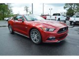 Ruby Red Metallic Ford Mustang in 2015