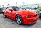 2014 Ford Mustang V6 Premium Convertible Front 3/4 View