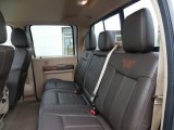2015 Ford F250 Super Duty King Ranch Crew Cab 4x4 Rear Seat