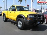 2003 Yellow Chevrolet S10 ZR2 Extended Cab 4x4 #1011122