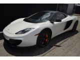 2013 Pearl White McLaren MP4-12C 12C Spider #102966401