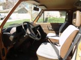 1983 Volkswagen Vanagon Camper Brown Interior