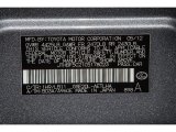 2012 IS Color Code for Nebula Gray Pearl - Color Code: 1H9