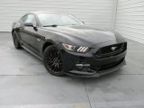 Black Ford Mustang in 2015