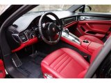 2014 Porsche Panamera Turbo Black/Carrera Red Interior
