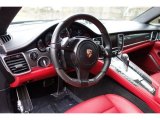 2014 Porsche Panamera Turbo Black/Carrera Red Interior