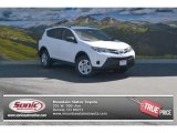 2015 Super White Toyota RAV4 LE #103143289