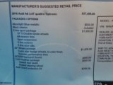 2016 Audi A6 3.0 TFSI Premium Plus quattro Window Sticker