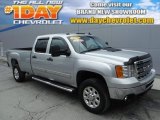 2013 Quicksilver Metallic GMC Sierra 2500HD SLE Crew Cab 4x4 #103185449