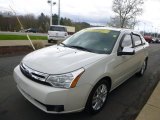 2010 Ford Focus White Suede