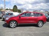 Crystal Red Tintcoat Chevrolet Traverse in 2012