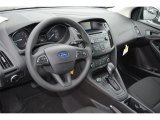 2015 Ford Focus S Sedan Charcoal Black Interior