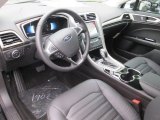 2015 Ford Fusion Energi SE Charcoal Black Interior