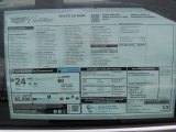 2015 Cadillac CTS 2.0T Sedan Window Sticker