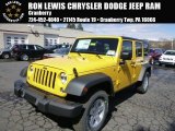 2015 Baja Yellow Jeep Wrangler Unlimited Sport 4x4 #103279304