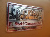 2002 Ferrari 360 Modena F1 Marks and Logos