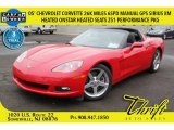 2005 Precision Red Chevrolet Corvette Coupe #103438281
