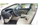 2015 Honda Civic Hybrid Sedan Beige Interior