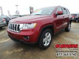 Deep Cherry Red Crystal Pearl Jeep Grand Cherokee in 2012