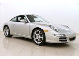 2005 Arctic Silver Metallic Porsche 911 Carrera Coupe #103483976