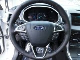 2015 Ford Edge Titanium AWD Steering Wheel