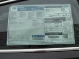 2016 Ford Fusion Titanium Window Sticker