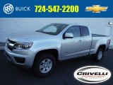 2015 Silver Ice Metallic Chevrolet Colorado WT Extended Cab 4WD #103519187