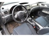 2008 Subaru Impreza Outback Sport Wagon Carbon Black/Graphite Gray Alcantara Interior