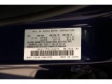 2013 MAZDA3 Color Code for Indigo Lights Mica - Color Code: 38K