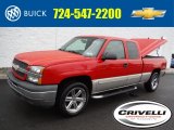 2005 Victory Red Chevrolet Silverado 1500 LS Extended Cab 4x4 #103551933