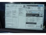 2015 Nissan Rogue Select S Window Sticker