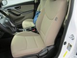 2016 Hyundai Elantra Value Edition Beige Interior