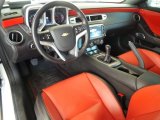 2014 Chevrolet Camaro LT/RS Coupe Inferno Orange Interior