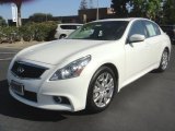 Moonlight White Infiniti G in 2012