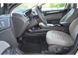 2016 Ford Fusion S Charcoal Black Interior