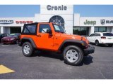 2015 Sunset Orange Pearl Jeep Wrangler Sport 4x4 #103784299