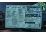 2015 Nissan Titan SV Crew Cab Window Sticker