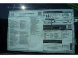 2015 Nissan Titan PRO-4X Crew Cab 4x4 Window Sticker