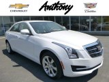 Crystal White Tricoat Cadillac ATS in 2015
