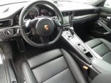 2015 Porsche 911 Turbo S Coupe Black Interior