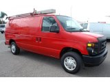2009 Red Ford E Series Van E150 Cargo #103825970