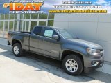 2015 Cyber Gray Metallic Chevrolet Colorado LT Extended Cab 4WD #103841488