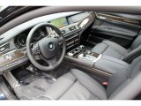 2015 BMW 7 Series 750i xDrive Sedan Black Interior