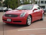 2005 Laser Red Infiniti G 35 Coupe #1016915