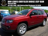 Deep Cherry Red Crystal Pearl Jeep Compass in 2015
